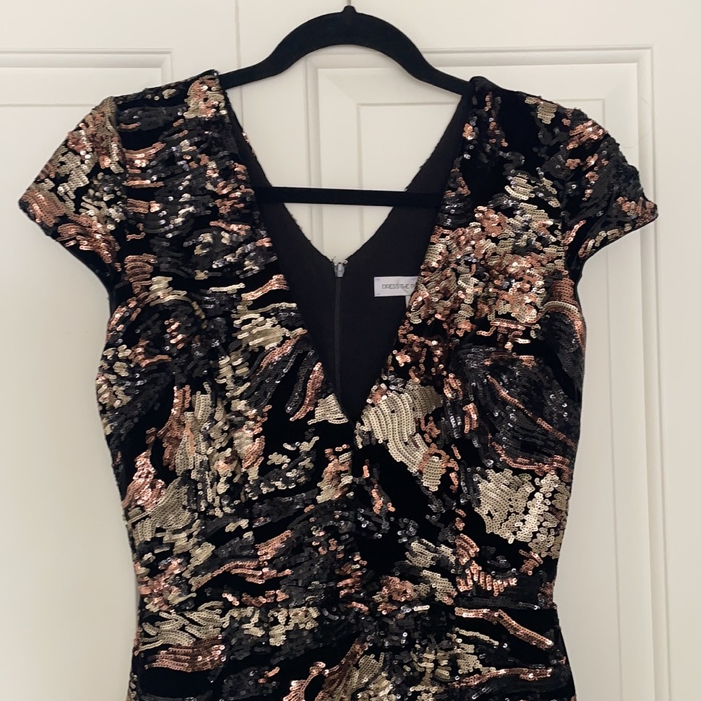 Dress the population dress sequin size M